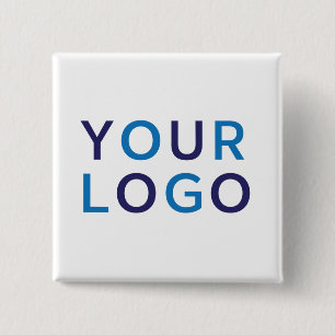 Your Logo Custom Promotional Business 15 Cm Square Badge