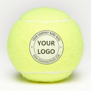 Your Logo Custom Text Personalized Tennis Balls