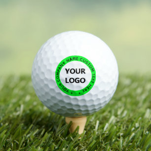 Your Logo Custom Text Stamps Golf Balls Template