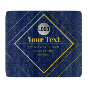 Your Logo & Customisable Design Template Cutting Board