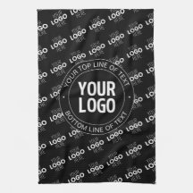 Your Logo & Customisable Text with Logo Pattern