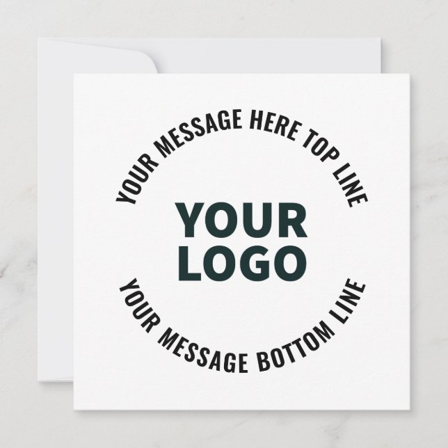 Your Logo Design or Image | Bold Editable Text (Front)