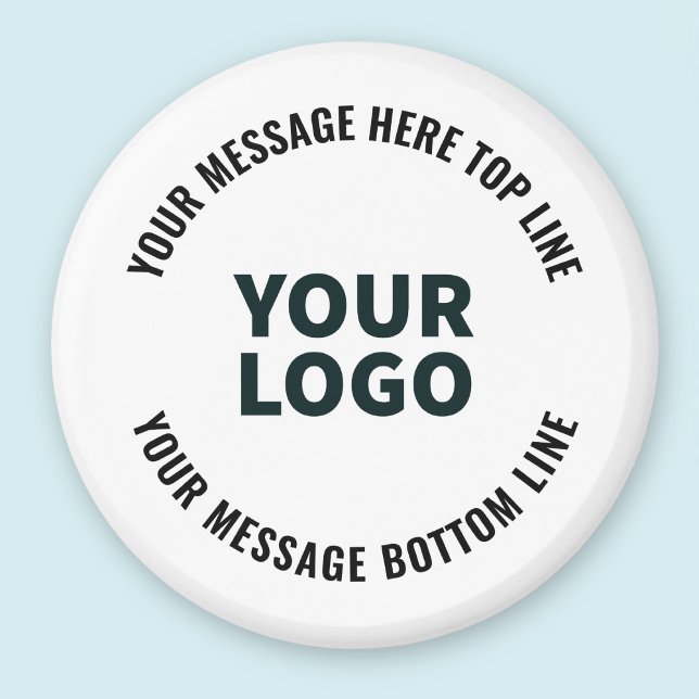 Your Logo Design or Image | Bold Editable Text Magnet (Creator Uploaded)