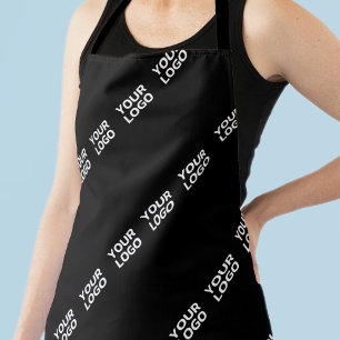 Your Logo, Design or Photo Tiled Diagonally  Apron