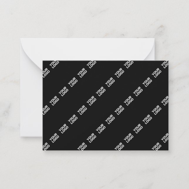 Your Logo, Design or Photo Tiled Diagonally  Card (Front)