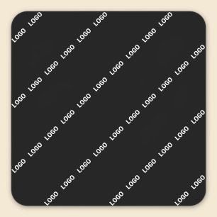 Your Logo, Design or Photo Tiled Diagonally  Square Sticker