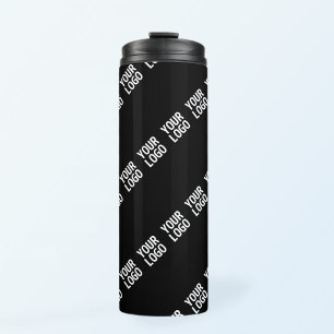 Your Logo, Design or Photo Tiled Diagonally Thermal Tumbler