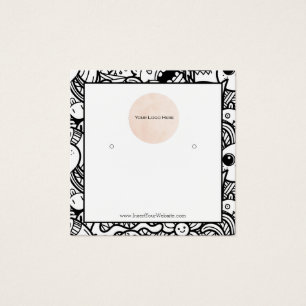 Your Logo Earring Display Card