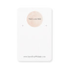 Your Logo Earring Display Card Large Vertical