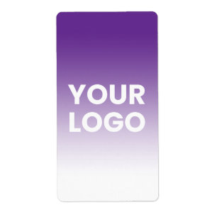 Your Logo & Editable Background Colour Gradient 
