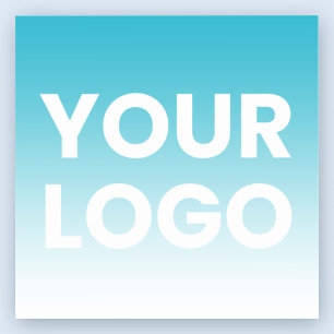 Your Logo & Editable Background Colour Gradient 