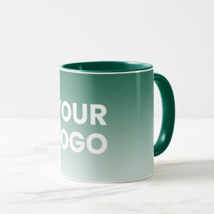 Your Logo & Editable Background Colour Gradient  Mug