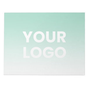 Your Logo & Editable Background Colour Gradient  Notepad