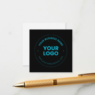 Your Logo   Editable Business Name & Website Enclosure Card