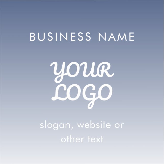 Your Logo Editable Gradient Colour (Front)