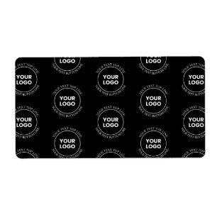 Your Logo & Editable Text   Repeating Pattern 