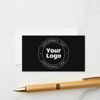 Your Logo & Editable Text Template | Black & White