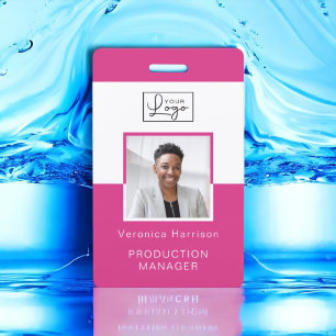 Your Logo Employee Photo ID Badge