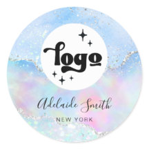 your logo faux glitter