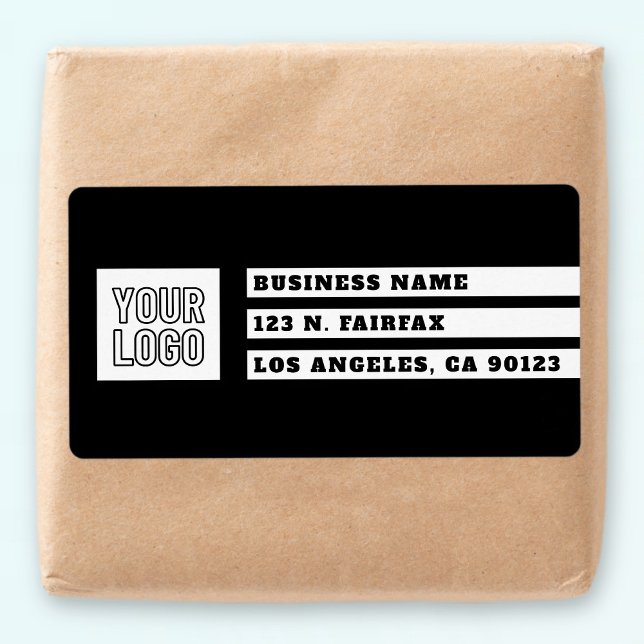 Your Logo Geometric Stripes | Black & White (Creator Uploaded)