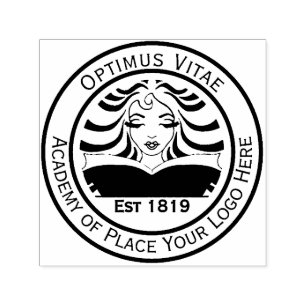 Your Logo. Great for Boutiques & Small Businesses Self-inking Stamp