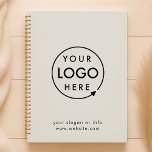 Your Logo | Grey Business Modern Minimalist Planner<br><div class="desc">A simple custom grey business template in a modern minimalist style which can be easily updated with your company logo and company slogan or info. If you need any help personalising this product,  please contact me using the message button below and I'll be happy to help.</div>