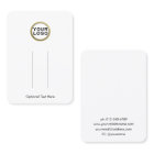 Your Logo Hair Clip Display Business Card