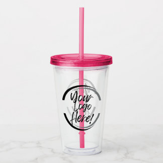 Your Logo Here Acrylic Tumbler