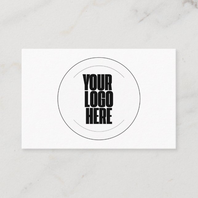 Your Logo Here Business Card (Front)