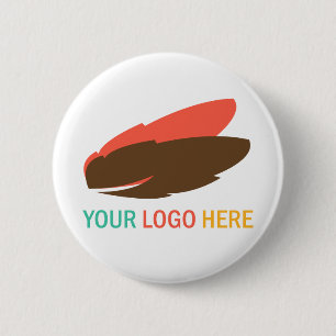 Your logo here business promotional flair badge