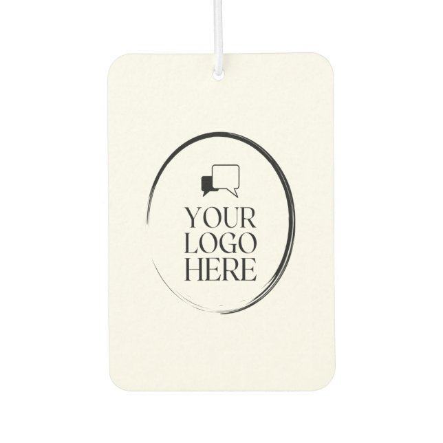 Your Logo Here Car Air Freshener (Front)