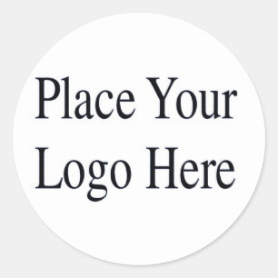 Your Logo Here Classic Round Sticker