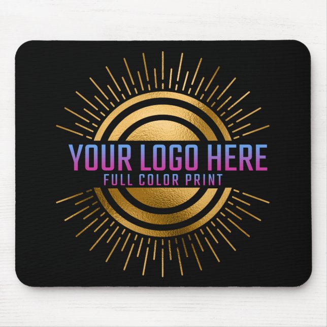 Your Logo Here Colour Mouse Mat (Front)