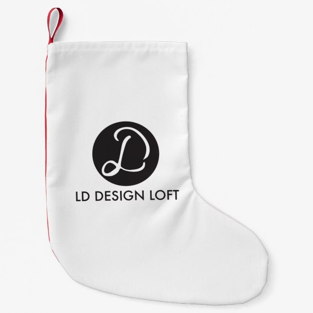 Your logo here Company logo Christmas Small Christmas Stocking (Front)