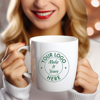 Your Logo Here Custom Branded Business Promotional Coffee Mug