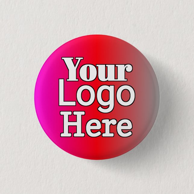 Your Logo Here – Custom Business 3 Cm Round Badge (Front)