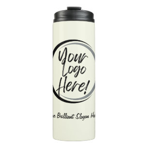 Your Logo Here Custom Coffee Tumbler