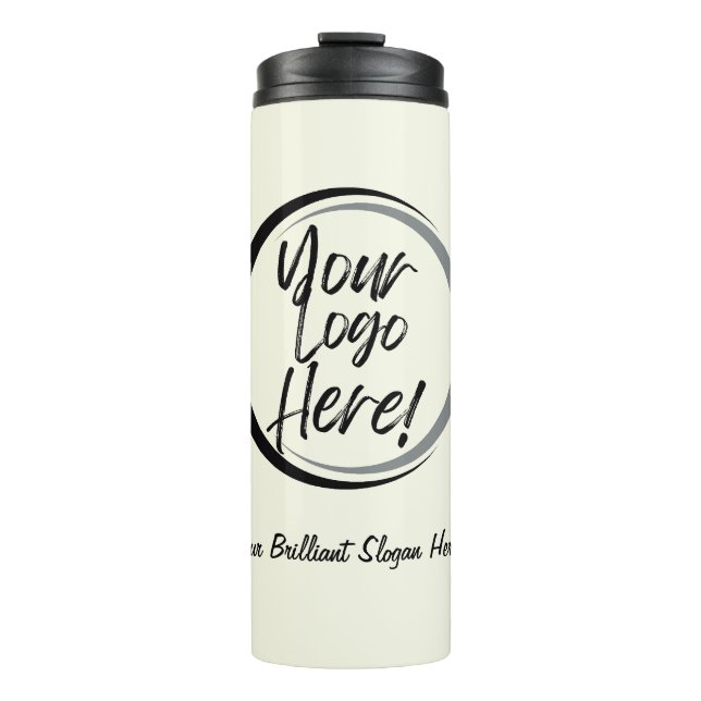 Your Logo Here Custom Coffee Tumbler (Front)