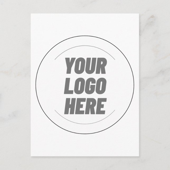 Your Logo here custom Postcards (Front)