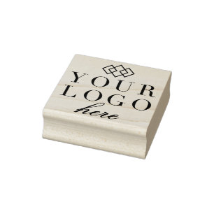 Your Logo Here Custom Rubber Stamp & Ink Set