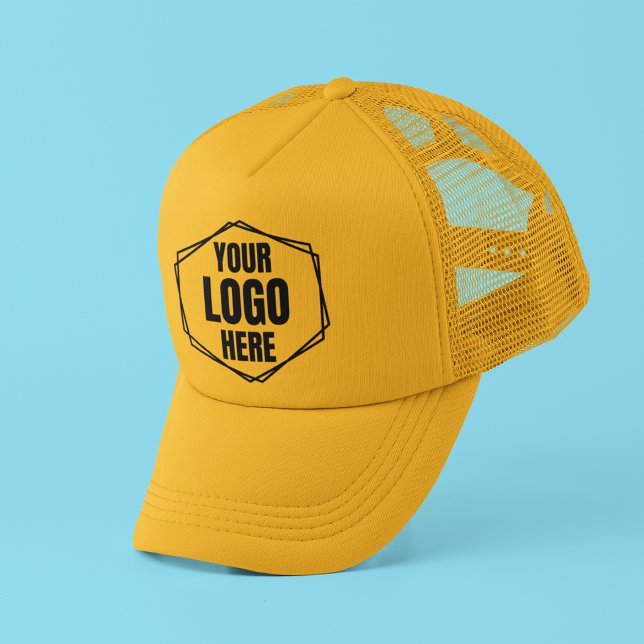 Your Logo Here Custom Yellow Trucking Company Cap  (Creator Uploaded)