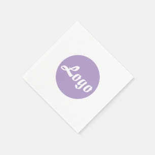 YOUR LOGO HERE CUSTOMIZED NAME AND TEXT NAPKIN