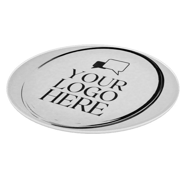 Your Logo Here Cutting Board (Corner)