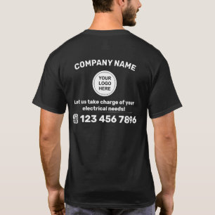 Your logo here Electric Service Branded Workwear T T-Shirt