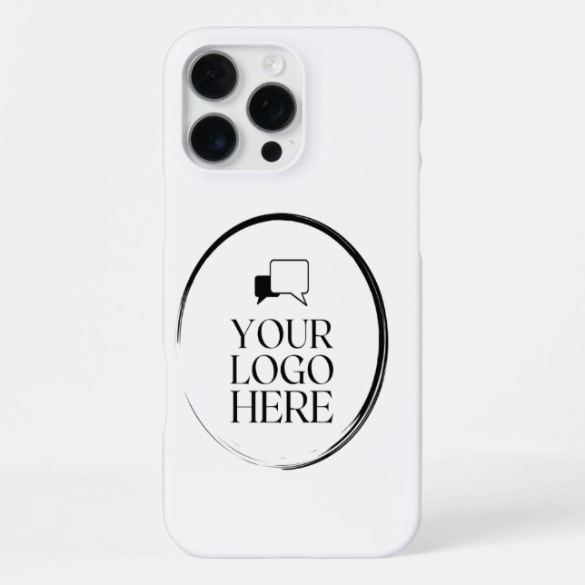 Your Logo Here iPhone Case (Back)