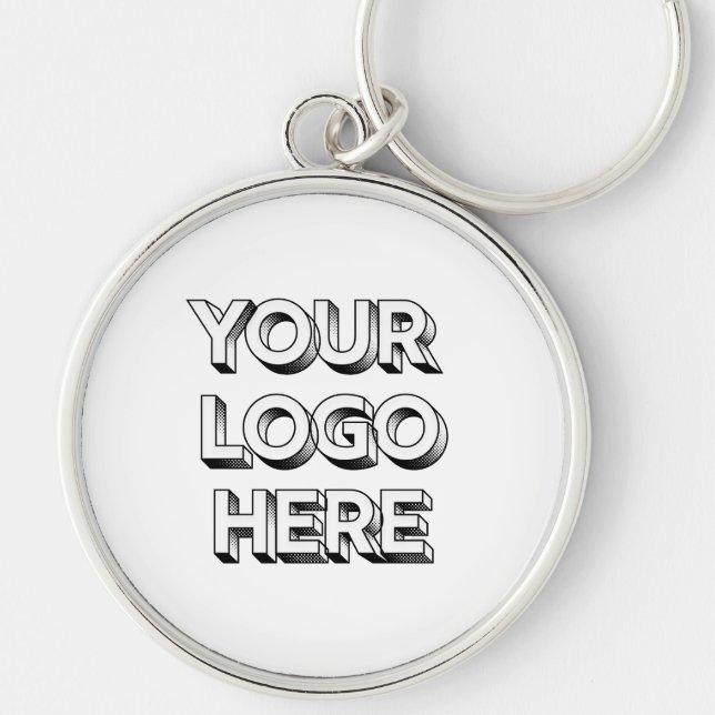 Your Logo Here Key Ring (Front)