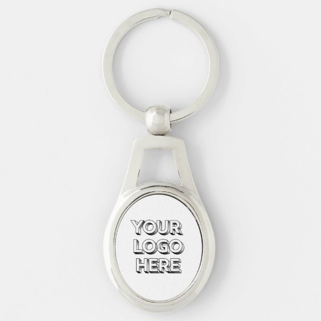Your Logo Here Key Ring (Front)