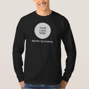 Your Logo Here Mens Double Sided Long Sleeve T-Shirt