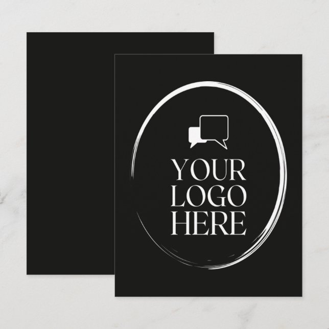 Your Logo Here Modern  Card (Front/Back)