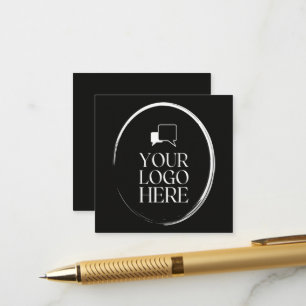 Your Logo Here Modern Enclosure Card